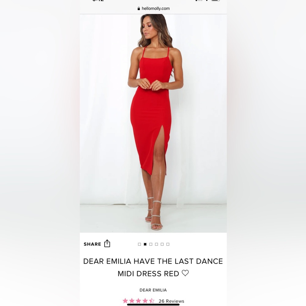 Hello molly red dress